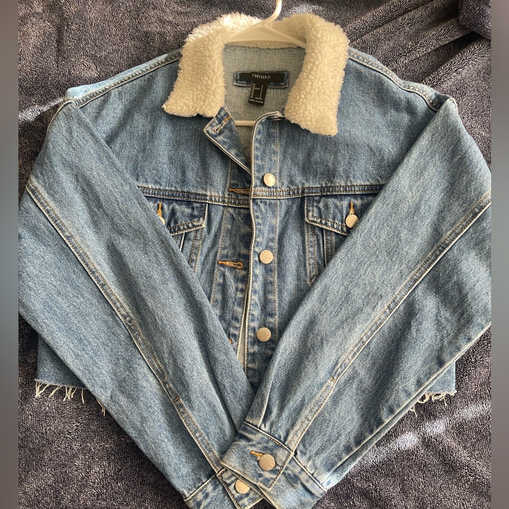 Cropped Jean Jacket